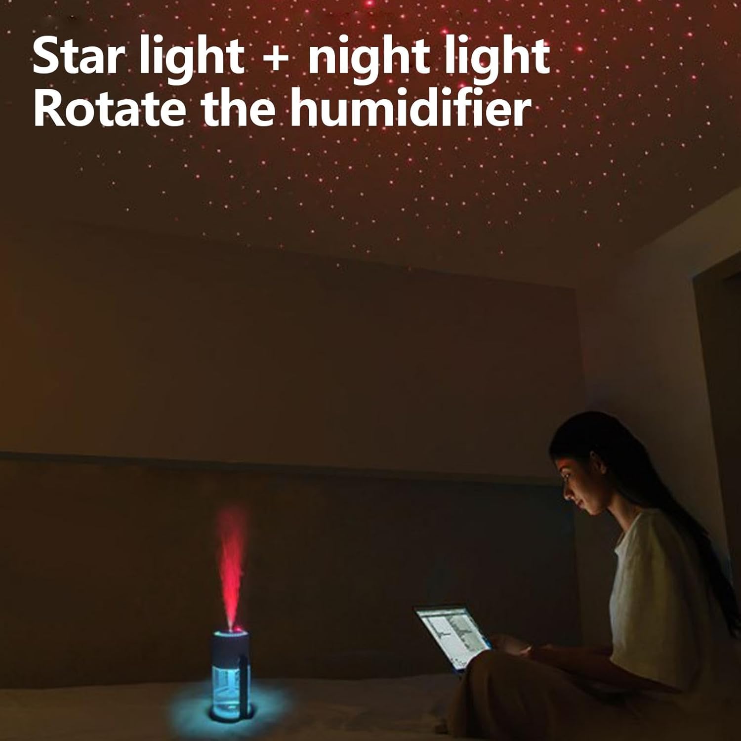 Star Projector with Humidifier