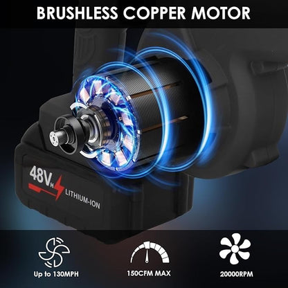 Cordless Air Blower UAE | 6000mAh | Dust & Leaf Blower