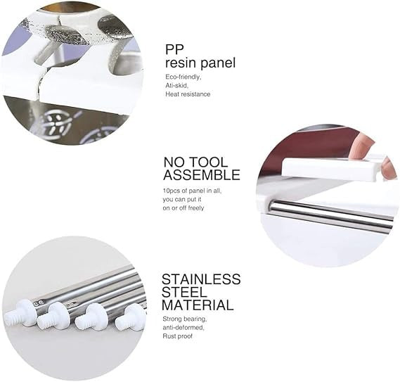 Expandable Under Sink Storage 2 Tiers