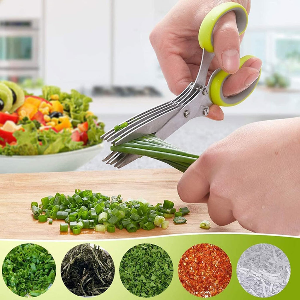 5 layer Multi-functional Stainless Steel Scissors