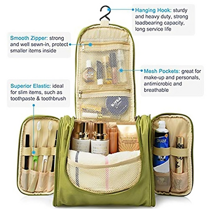 Travel Hanging Bag – Waterproof Toiletry Organizer