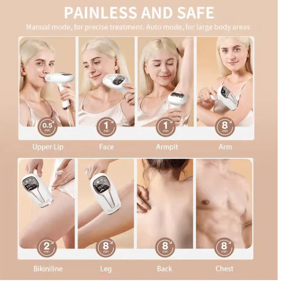 IPL Hair Removal Device – 3 Modes Full Body At Home