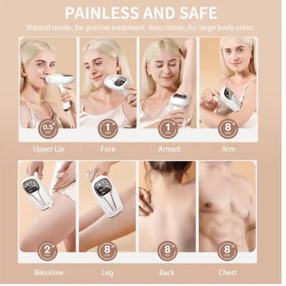 IPL Hair Removal Device – 3 Modes Full Body At Home