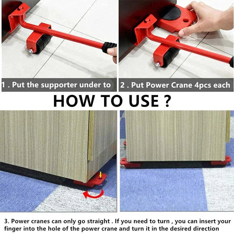 Furniture Mover Set – Heavy Duty Lifter & Sliders