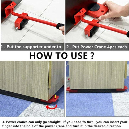 Furniture Mover Set – Heavy Duty Lifter & Sliders