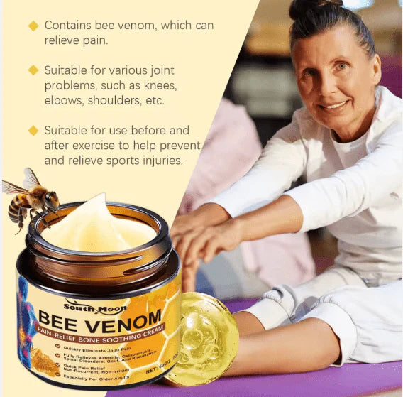 Bee Venom Cream for Joint & Back Pain Relief 60g